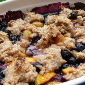 Image of Peach Huckleberry Crumble